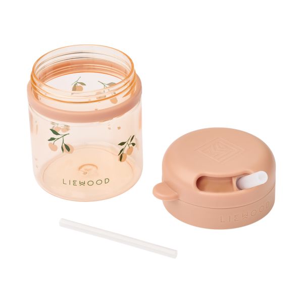 Liewood Pavia Tritan Rietjesbeker 280 ml - Peach / Sea Shell