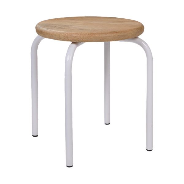 KidsDepot Circle Kruk - 2 Stuks - Wit - (2 stuks)