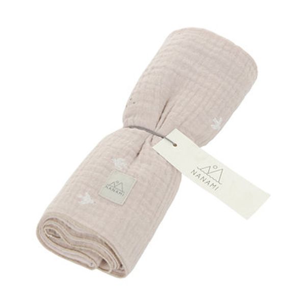 Nanami Hydrofiel Luier - Bird 60 x 60 cm - Beige