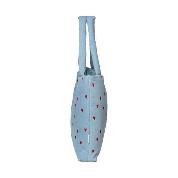 Studio Noos Mom Bag - Denim Hearts