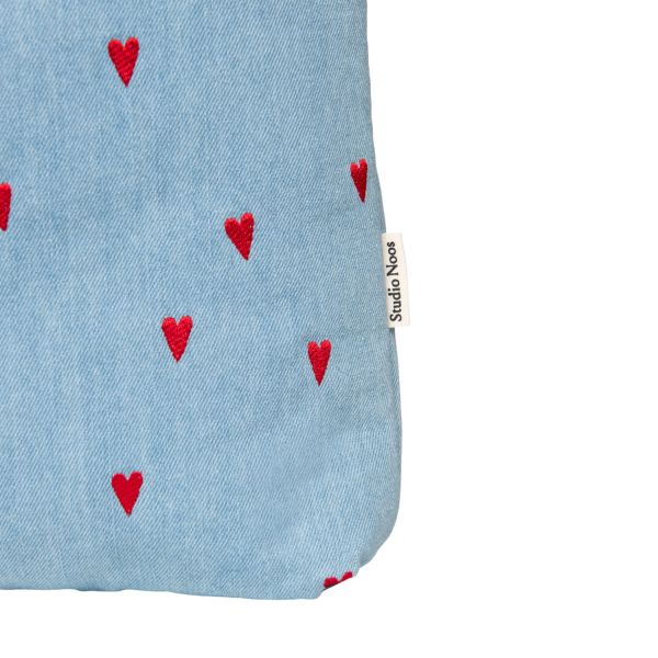 Studio Noos Mom Bag - Denim Hearts