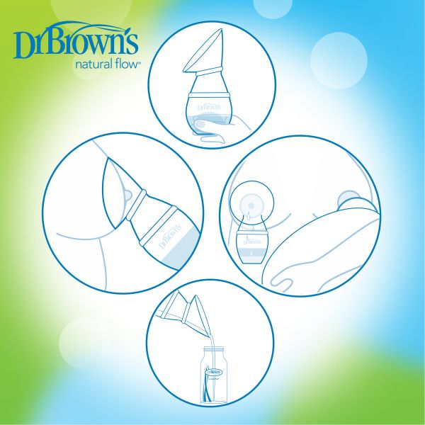 Dr. Brown's Borstkolf One- Piece - siliconen