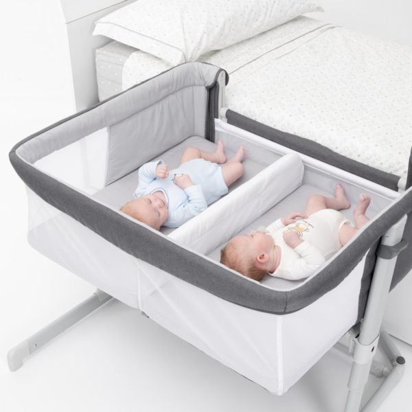 Chicco Co-sleeper Wiegje - Next2Me Twins - Magnet Grey