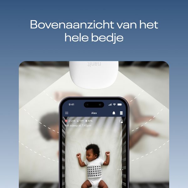 Nanit Pro Camera Babyfoon - Met App + Flex Stand & Breathing Band