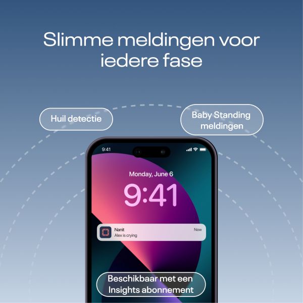 Nanit Pro Camera Babyfoon - Met App + Flex Stand & Breathing Band