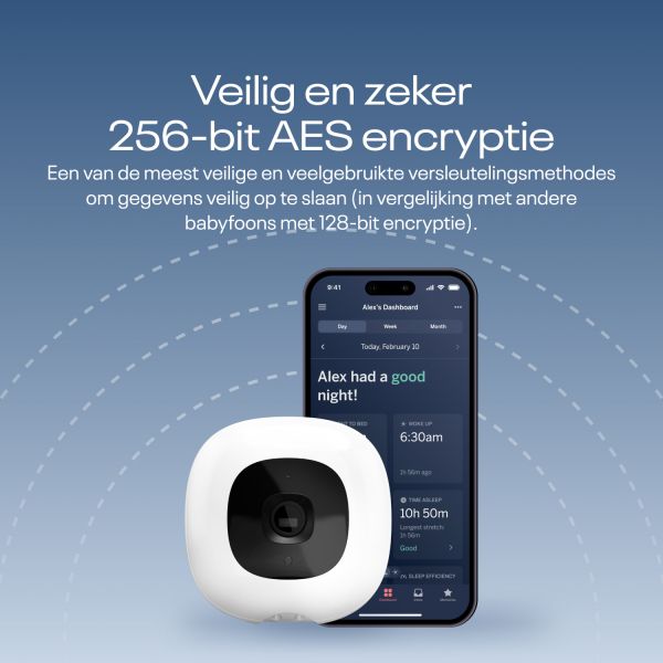 Nanit Pro Camera Babyfoon - Met App + Flex Stand & Breathing Band