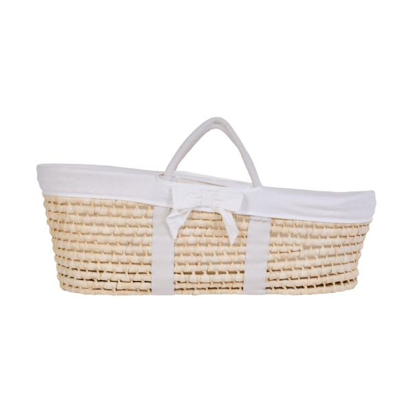 Childhome Moses Mand + Handvaten + Matras - Ecru 