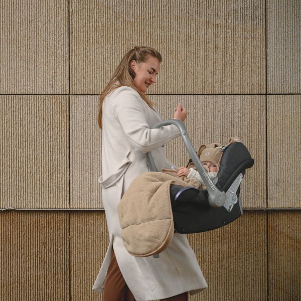 Lodger Mini-Bunker Voetenzak - Teddy Fleece - Beige