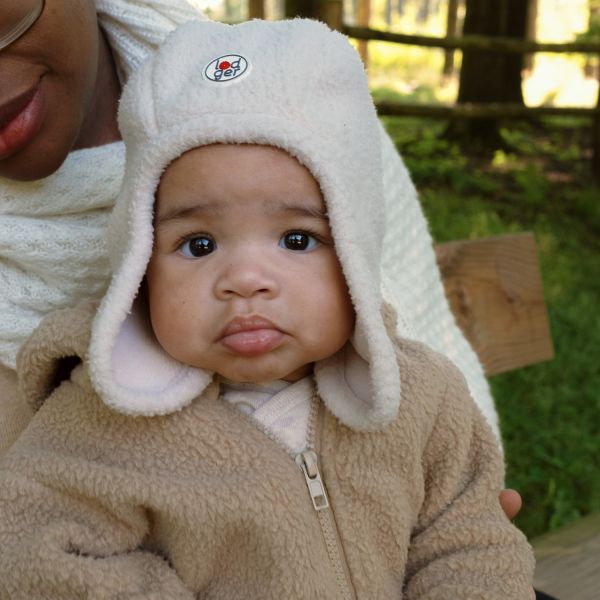 Lodger Muts Teddy Fleece - Birch - 3-6M