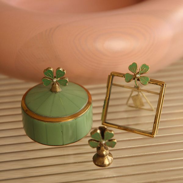 Doing Goods Lucky Clover Frame Mini - Shiny Gold