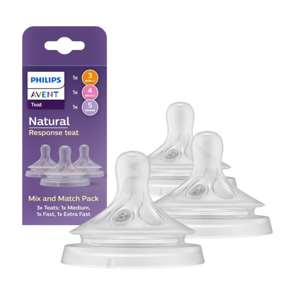 Philips Avent Natural Response Speen – Mix & Match – 3 stuks – Flow 3/4/5