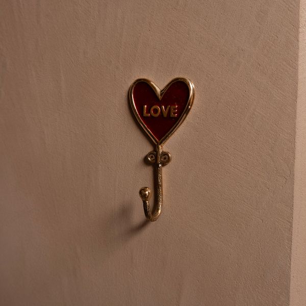 Doing Goods Pyar Heart Hook - Antique Shiny