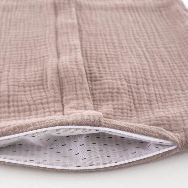 Träumeland Zomerslaapzak Liebmich - Cotton Muslin - Chestnut - 90 cm