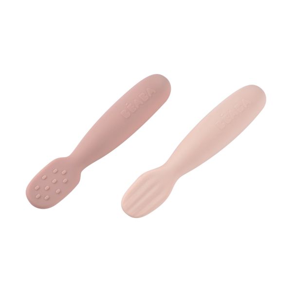 Beaba Oefenlepels - Marshmallow & Cotton Candy - 2 Stuks