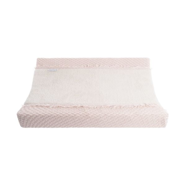 Baby's Only Happiness Aankleedkussenhoes - Oud Roze / Ecru
