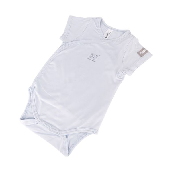 Bamboom Overslag Romper - Blauw - 1 Mnd