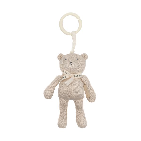 Bamboom Pull & Shake Toy - Bear Birch Sand 