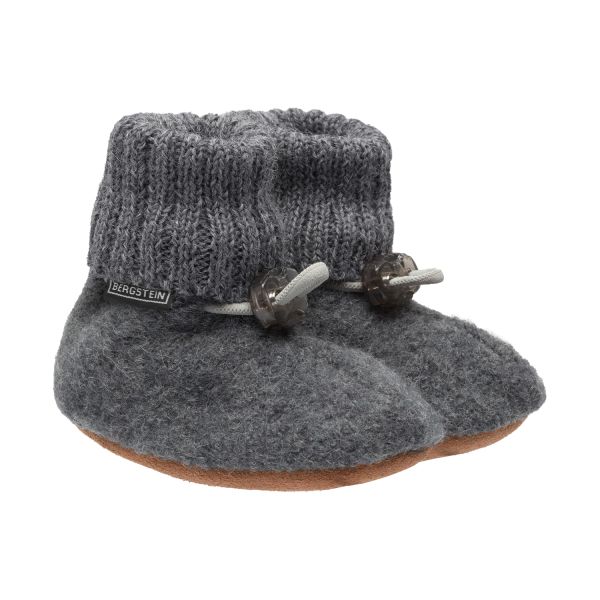 Bergstein Cozy Baby Slofjes - Mt. 16/17 - Grey