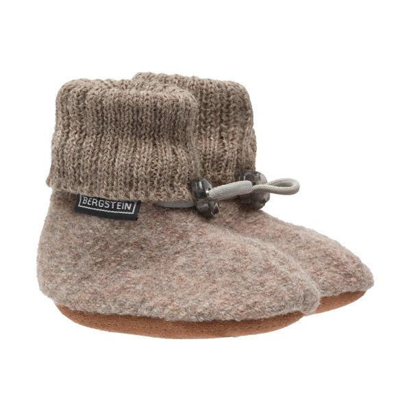 Bergstein Cozy Baby Slofjes - Mt. 16/17 - Beige 