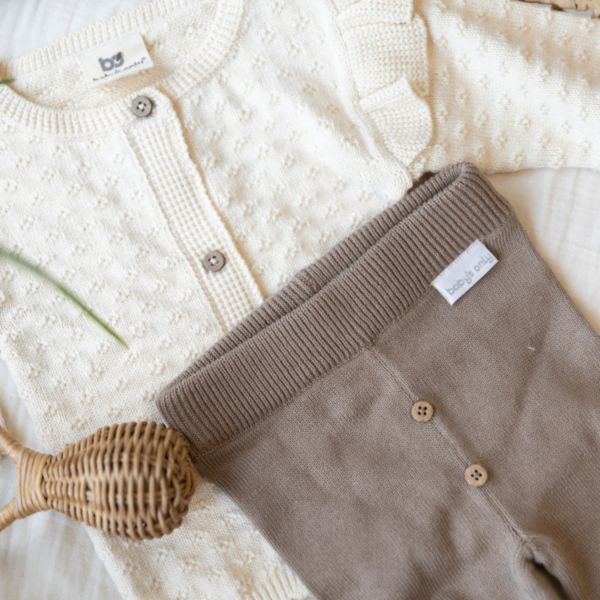 Baby's Only Miracle Ruffle Vestje - Mt. 62 - Warm Linen 