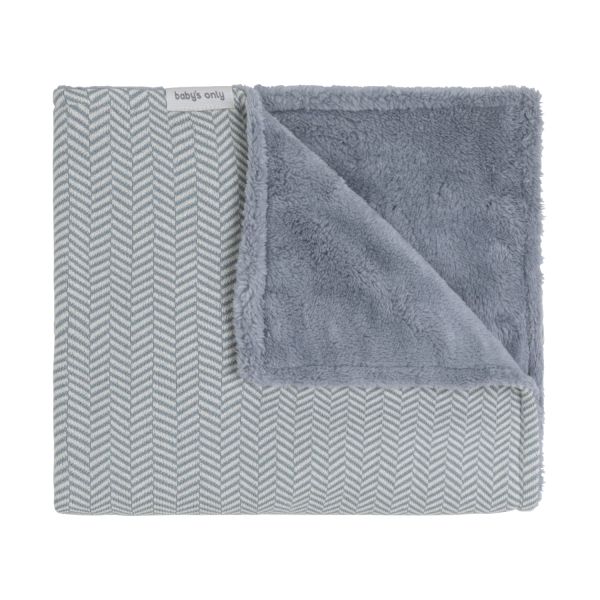 Baby's Only Teddy Dawn Wiegdeken - Nordic Blue / Ecru