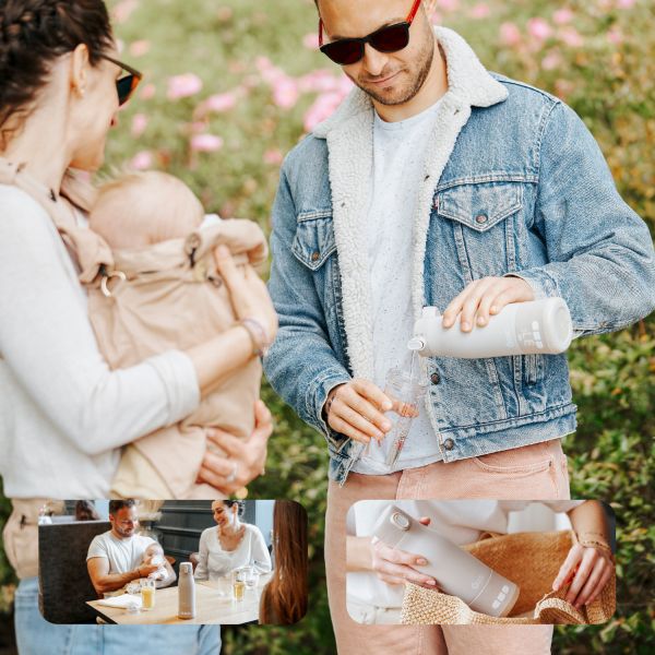 Babymoov Moov & Feed Flessenwarmer - Sand