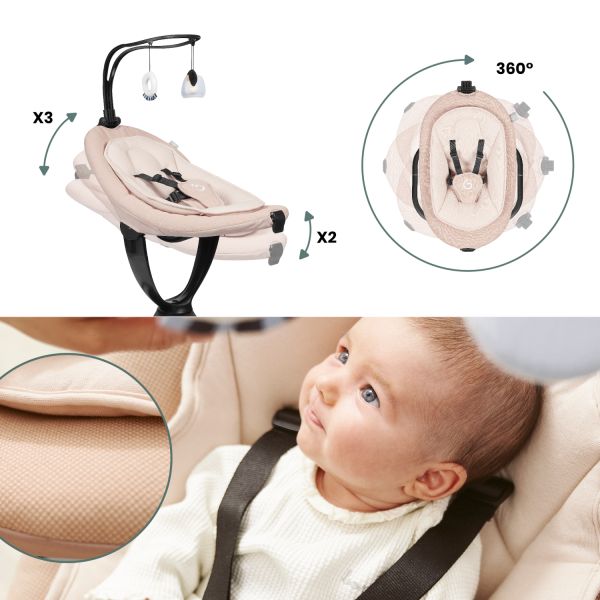 Babymoov Swoon Evolution Connect Swing - Mocca