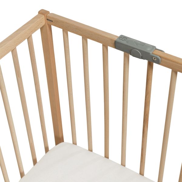 Babypark Exclusief Opvouwbaar Ledikant - 60 x 120 cm - Naturel