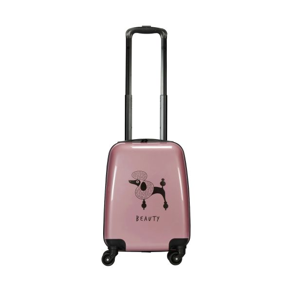 Puck Poodl Kinderkoffer - 46 cm - Rose 