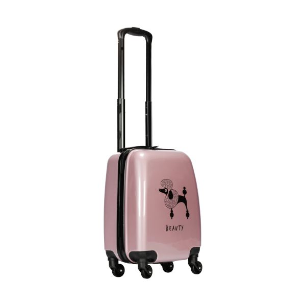 Puck Poodl Kinderkoffer - 46 cm - Rose 