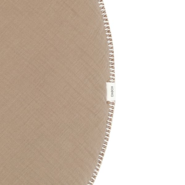 Babypark by Koeka Faro Boxkleed - 90 cm - Caffe / Warm White