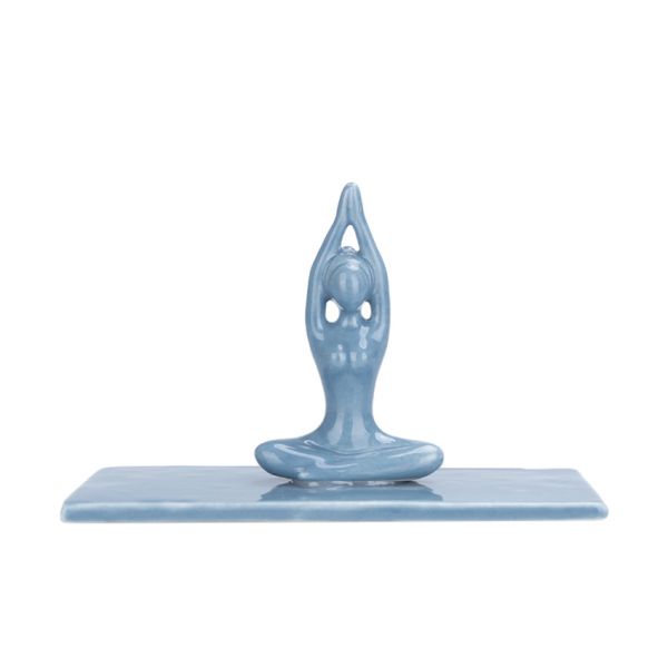Ringhouder Asana Blauw Porselein 27683