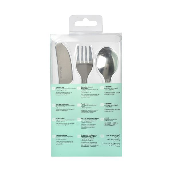 Beaba Bestekset – Set van 3 – Airy Green