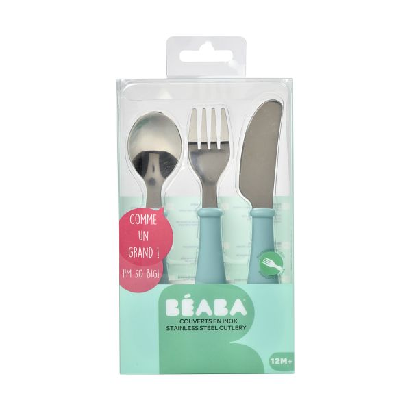 Beaba Bestekset – Set van 3 – Airy Green