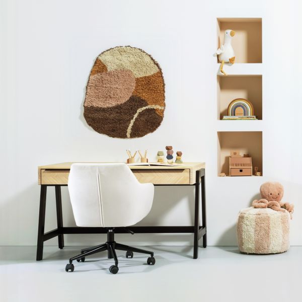 Europe Baby Beau Kinderkamer Naturel Incl. Houten Onderstel |  Bed 90 x 200 cm + Bureau