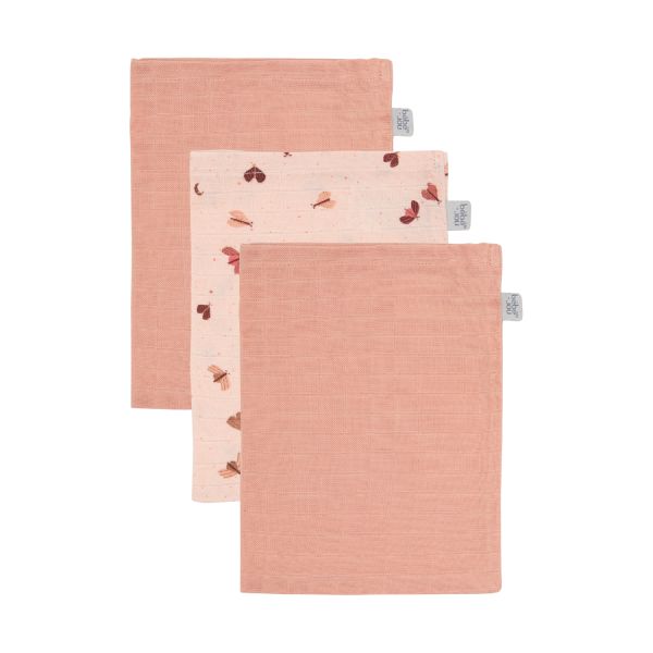 Bebe-Jou Sweet Butterfly Hydrofiel Washand - 3 Stuks