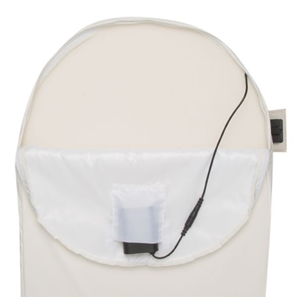 Bebe - Jou Quilted Waves Verwarmd Aankleedkussen – Off White 