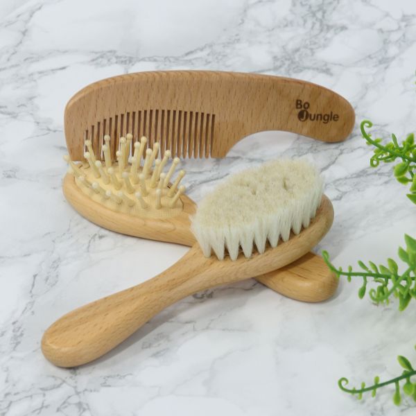 Bo Jungle Baby Care Borstelset – Naturel