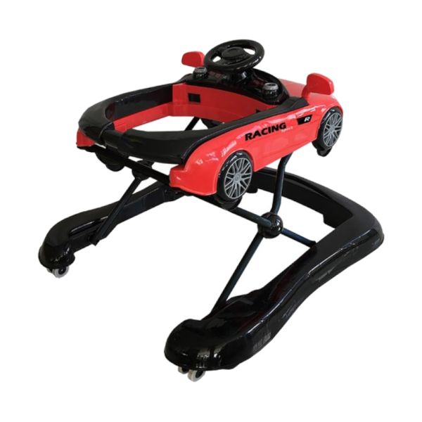 Bo Jungle Ruby 3-in-1 loopstoel en loopwagen – Rood