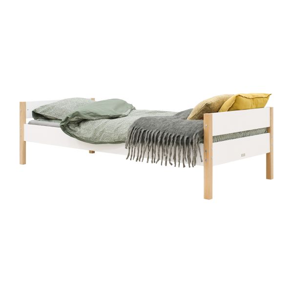 Bopita Lucas Bed - 90 x 200 cm - Wit / Naturel