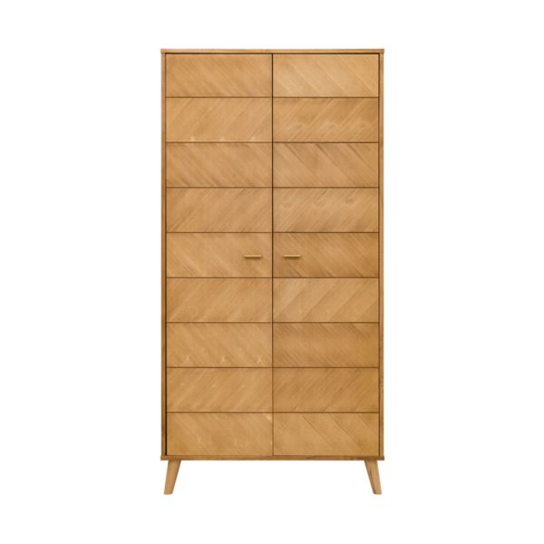 Bopita Manou Babykamer Vintage | Bed 60 x 120 cm + Commode + Kast 2 Deurs