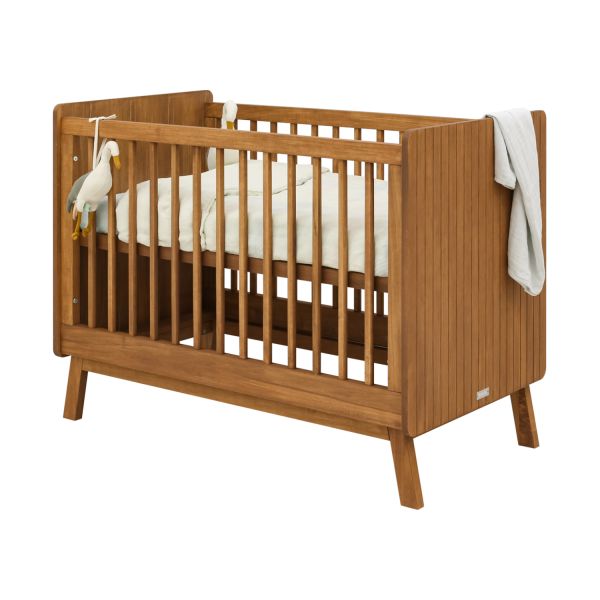 Bopita Senna Babybed - Rose / Wood - 60 x 120 cm