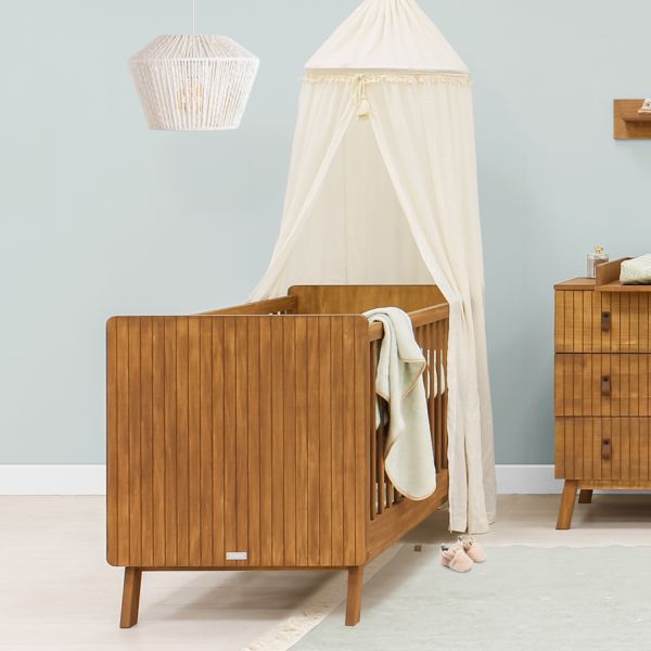 Bopita Senna Bedbank - Rose / Wood - 70 x 140 cm