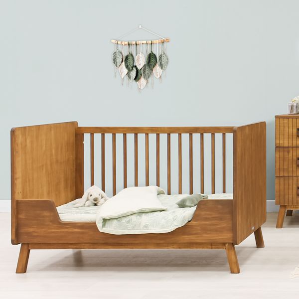 Bopita Senna Bedbank - Rose / Wood - 70 x 140 cm