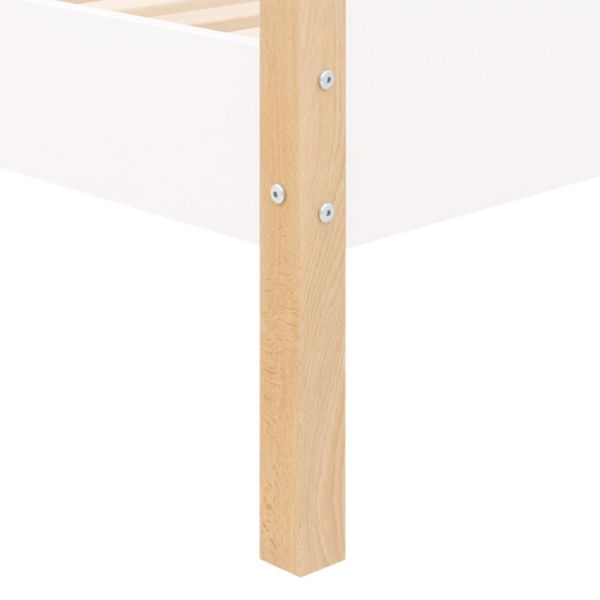 Bopita - Liam Huisbed - 80x160 cm - Wit/Naturel