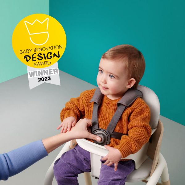 Bugaboo Giraffe Kinderstoel Wood / Grey