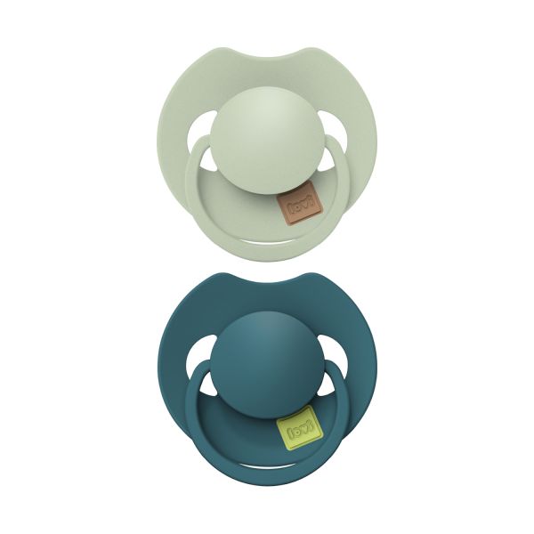 Difrax Dynamic Lovi Prime Fopspeen - Rond - 2 Stuks - 18+ Mnd - Pistachio/Green 