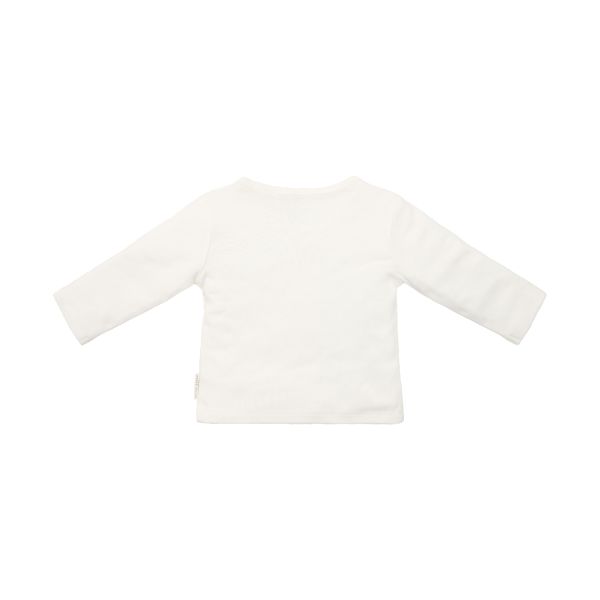 Little Dutch Newborn NOOS Little Farm  T-shirt overslag lange mouw - 50 - Off White