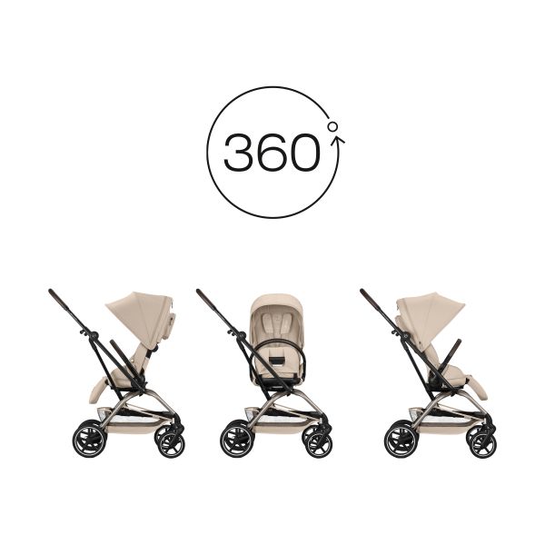 Cybex Eezy S Twist+ 2 - TPE Almond Beige/Beige