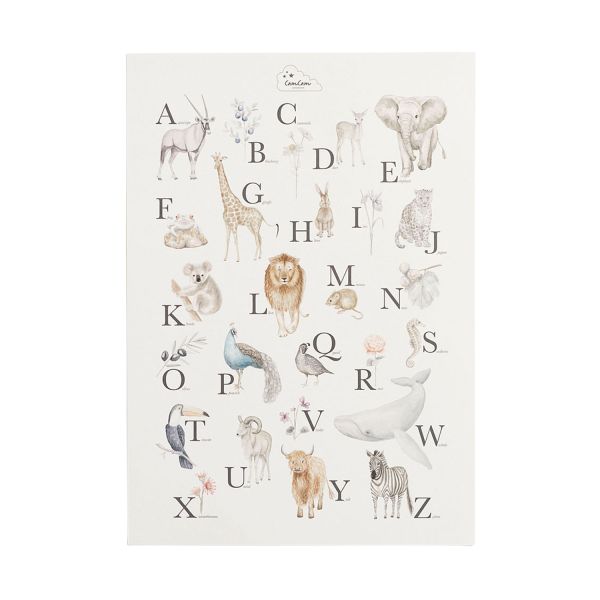 Cam Cam Copenhagen Alphabet Poster - Engels